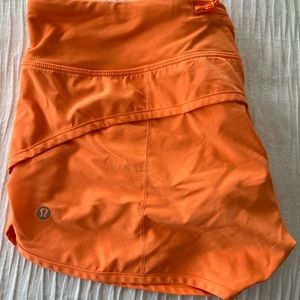 Speed Up Low-Rise Lined Short 2.5" - orange